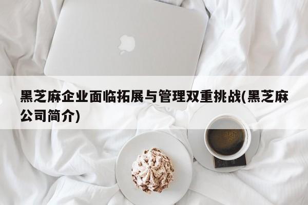 黑芝麻企业面临拓展与管理双重挑战(黑芝麻公司简介)